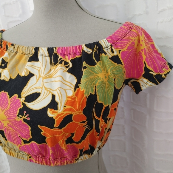 ARITZIA Wilfred Floral Crop Top Size XS - Picture 5 of 12